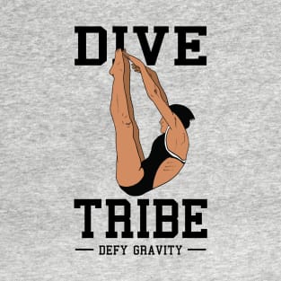 Girls Diving Dive Tribe Springboard Platform Diver T-Shirt